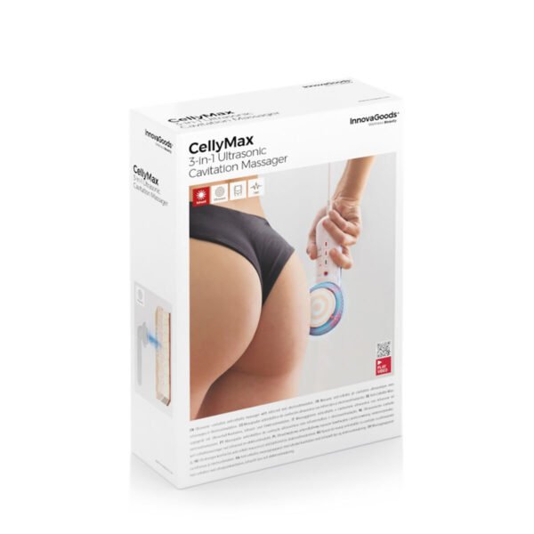 3-In-1 Ultrasone Cavitatie Anti-Cellulitisstimulator Met Infrarood En Elektrostimulatie "Cellymax" - Afbeelding 4