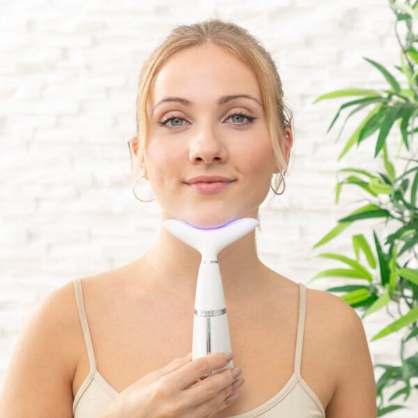 Dubbele Kinverkleiner Met Licht- en Warmtetherapie + Trillingen "Kinred" - Afbeelding 3