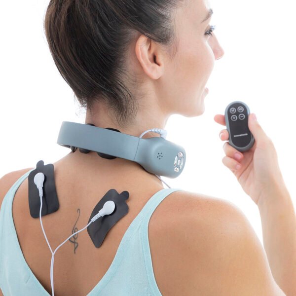 Nekmassager Vibratie + Elektrostimulatie + Warmte "Nekival" - Afbeelding 2